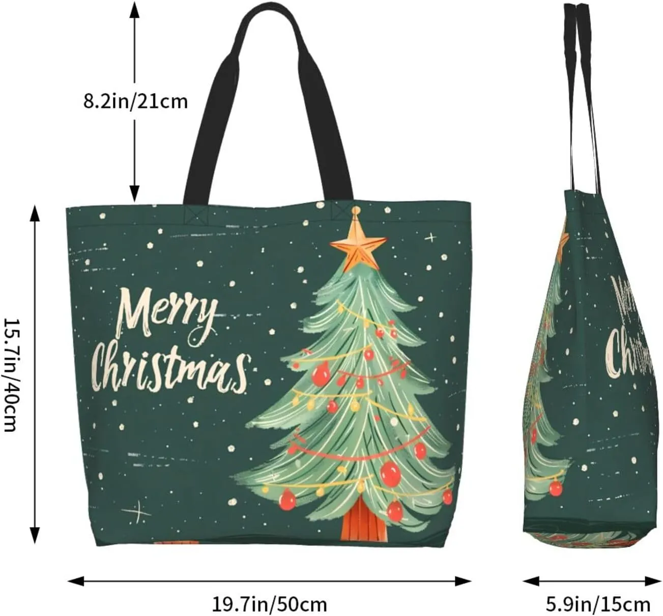 Christmas Tote Bags women Large shopping Bag Christmas Handbags Travel Bags