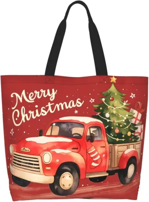 Christmas Tote Bags women Large shopping Bag Christmas Handbags Travel Bags