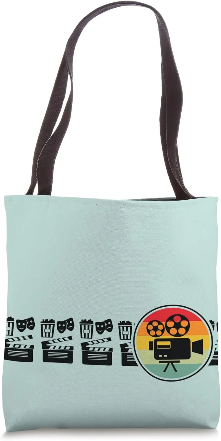 Cinema Movie Film Fan Cinematic Camera Cam Tote Bag