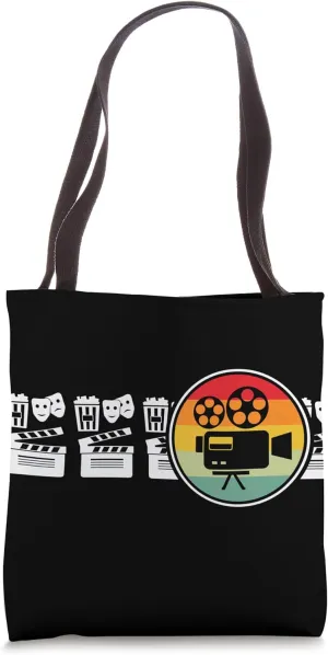 Cinema Movie Film Fan Cinematic Camera Cam Tote Bag