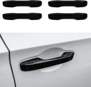 CKE Compatible with Honda Civic 2022 2023 2024 2025 for Accord CR-V HR-V 2023 2024 2025 Accessories Car Exterior Door Handle Cover Trims -Glossy Black