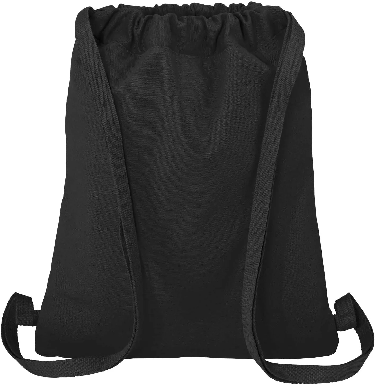Clemson University Drawstring Backpack RICH CANVAS Clemson Tigers Cinch Bag (Black)