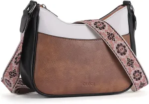 CLUCI Crossbody Bags for Women, Vegan Leather Shoulder Handbags, Purses for Women with Adjustable Wide Strap