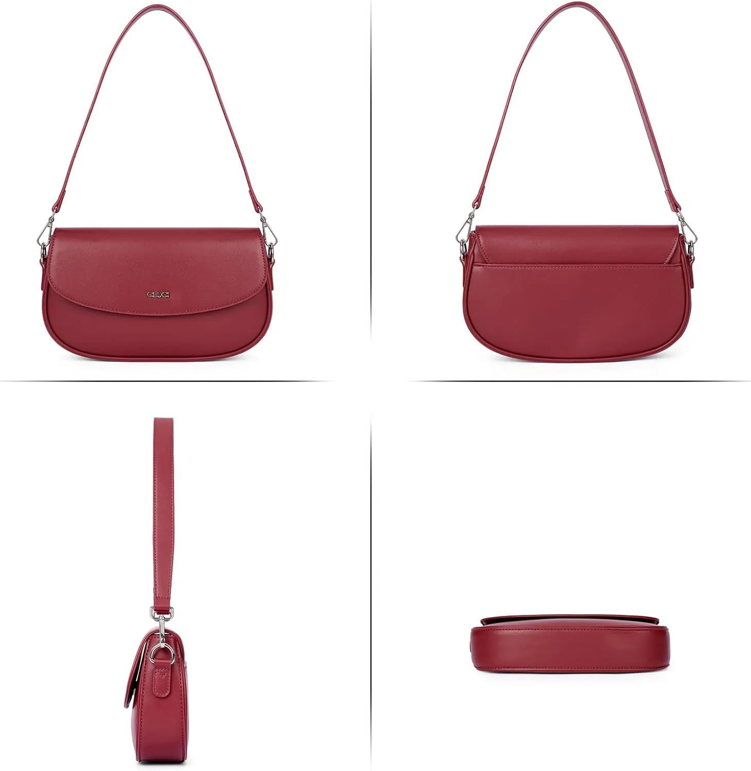 CLUCI Purses for women,Small Shoulder Bag Cute Clutch Designer tote Handbags leather crossbody bag Hobo purse