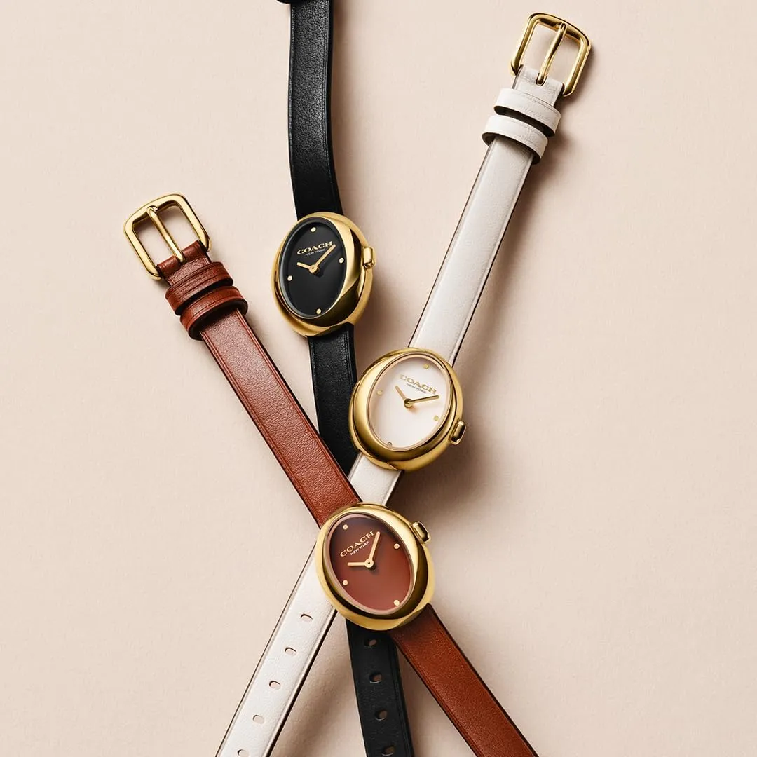 Coach Sammy Women's - 2H Quartz Watch - Calfskin Leather Strap - Water Resistant up to 3ATM/30 Meters - Gift for Her - Modern Design - Perfect for Everyday Wear - 22.5mm