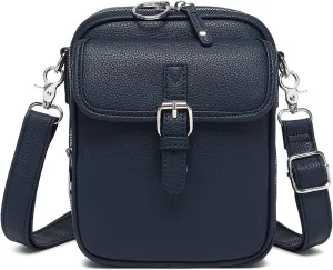 Collaboraten1 Crossbody Leather Bag, Urvashi Crossbody Leather Bag with Card Slots, Anti-Theft Shoulder Bags Women