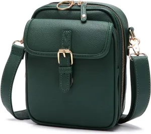 Collaboraten1 Crossbody Leather Bag, Urvashi Crossbody Leather Bag with Card Slots, Anti-Theft Shoulder Bags Women
