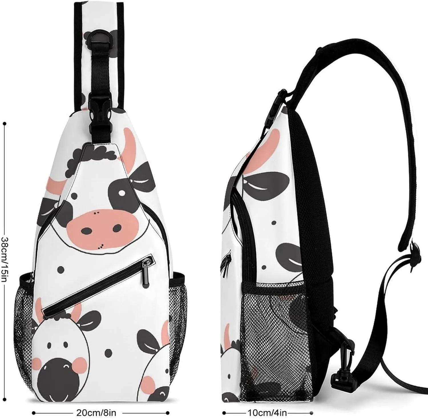 Color Mountain Gradient Sling Bag Crossbody Bags Cross Body Bag Fanny Packs Chest Bags Sling Purses for Travel