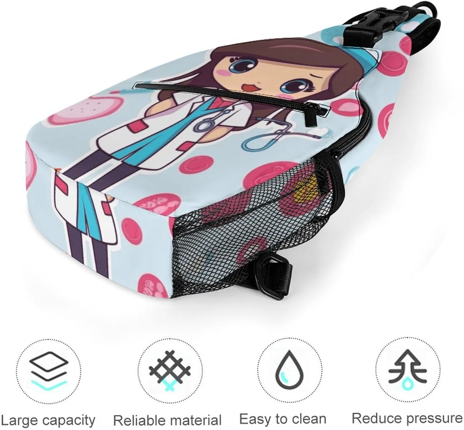 Color Mountain Gradient Sling Bag Crossbody Bags Cross Body Bag Fanny Packs Chest Bags Sling Purses for Travel