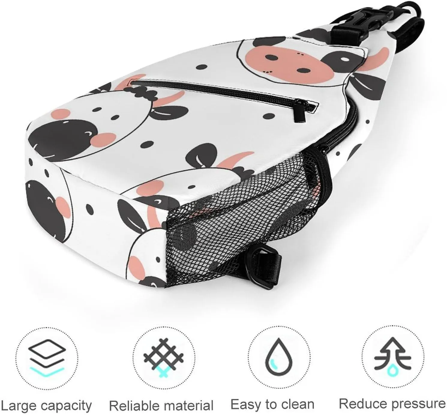 Color Mountain Gradient Sling Bag Crossbody Bags Cross Body Bag Fanny Packs Chest Bags Sling Purses for Travel