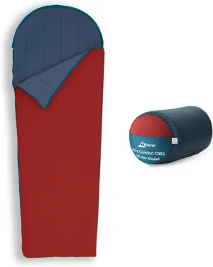 Compact Velvet Lined Sleeping Bag, Lightweight Three Season Sleeping Bag, Water Repelling Sack for Warm and Cold Weather, Comfortable, Backpacking, Hiking, Camping, Traveling