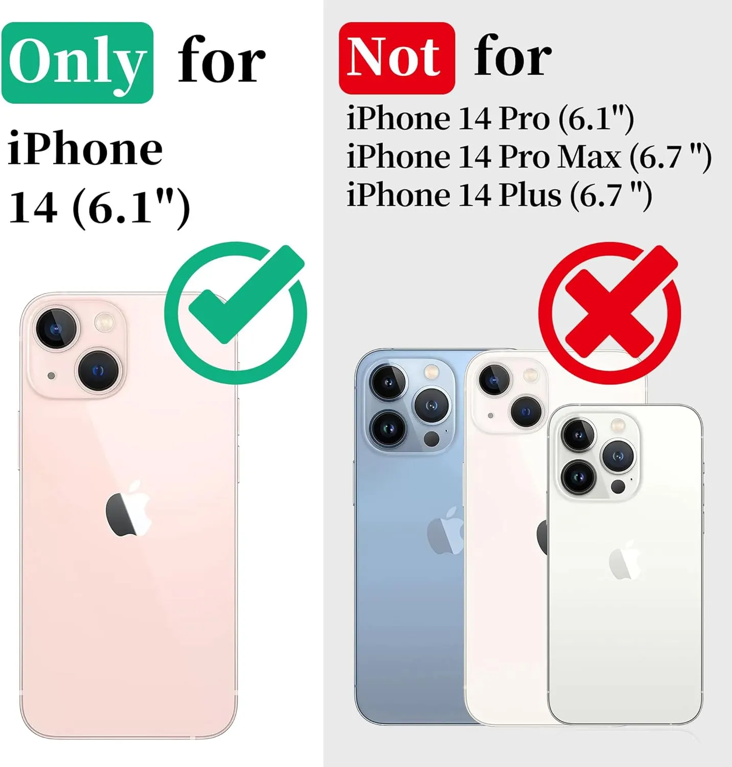 Cozycase for iPhone 14 Waterproof Shockproof Dustproof Case [Compatible with MagSafe] - Heavy Duty/360 Full Body/Military Grade/Rugged Built in Screen/Camera Protector with Lanyard Black