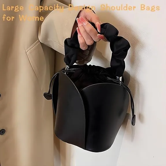 Creative Petal Bag, Unique Petal Design Large Capacity Design Shoulder Bags for Women,Suitable for Shopping, Parties