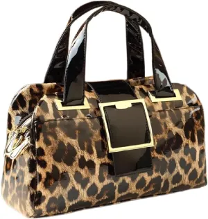 Crocodile Pattern Leather Women Bag Top-Handle Satchel Handbags Shoulder Messenger Boston Bags Three layer zipper compartment