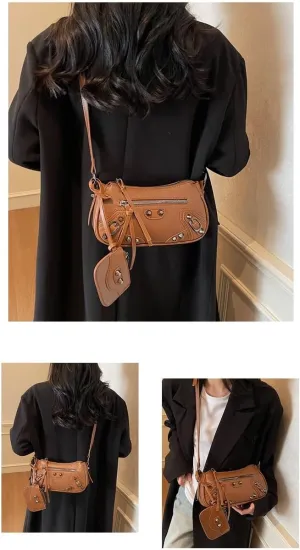 cross-body bag Crossbody Studded Shoulder Bag