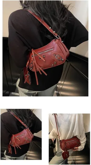 cross-body bag Crossbody Studded Shoulder Bag