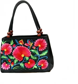 Crossbody Bags For Women Women Shoulder Bag Handmade Embroidered Large Capacity Canvas Shopper Tote Ladies