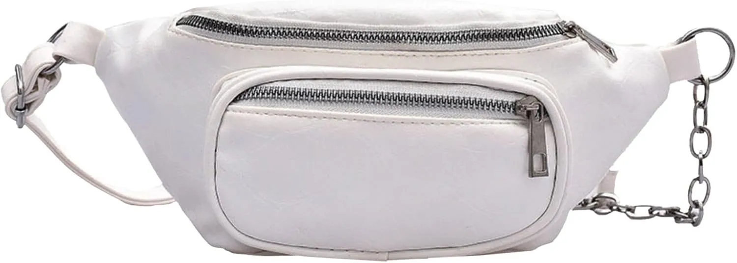 Crossbody Waterproof Trendy Bag for Men Women Cute Designer Handbags Shoulder Bags 2025 Large Handbags(White)