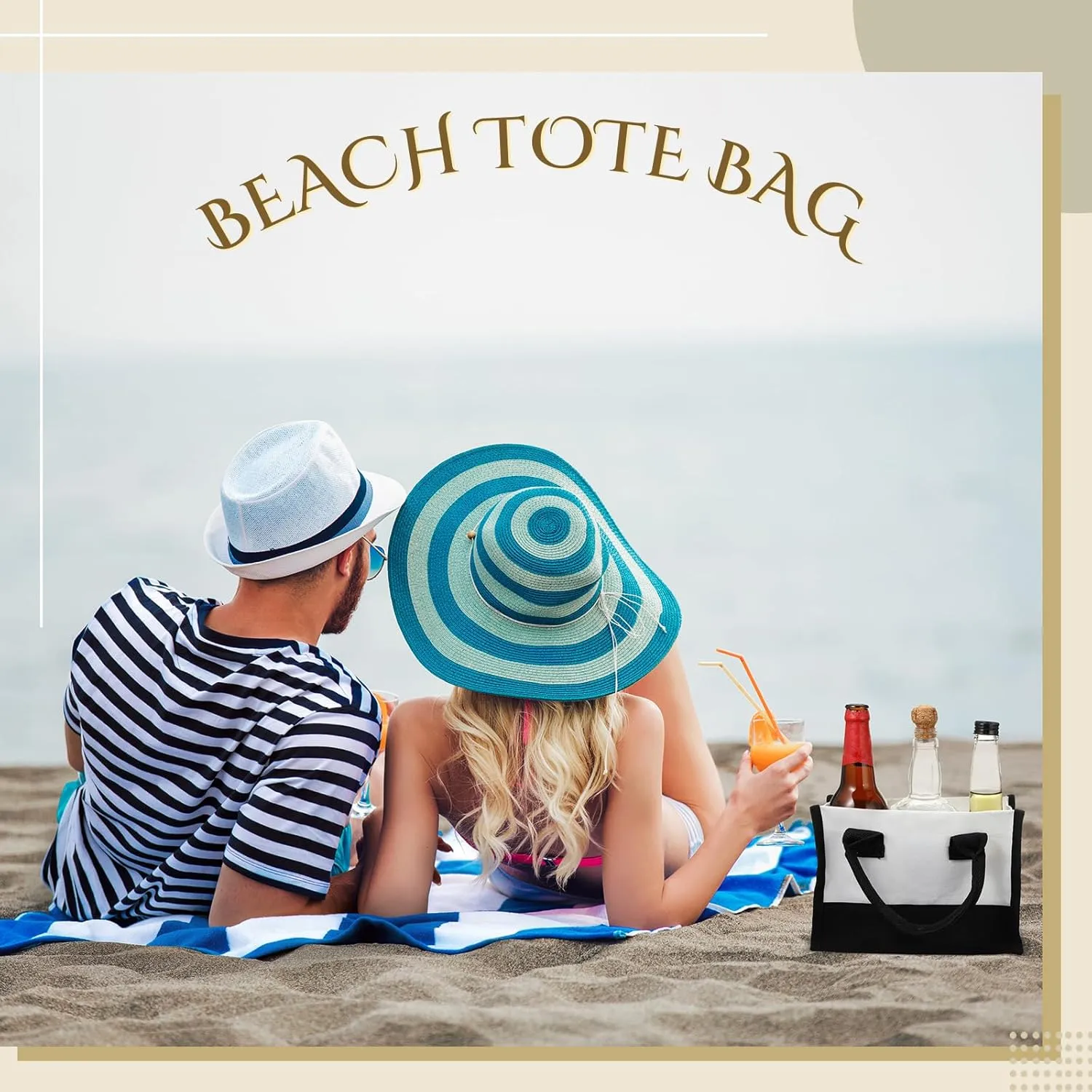 Cunno 12 Pcs Burlap Tote Bag Mini Jute Reusable Bag with Handles Small Blank Canvas Gift Waterproof for Wedding Beach DIY