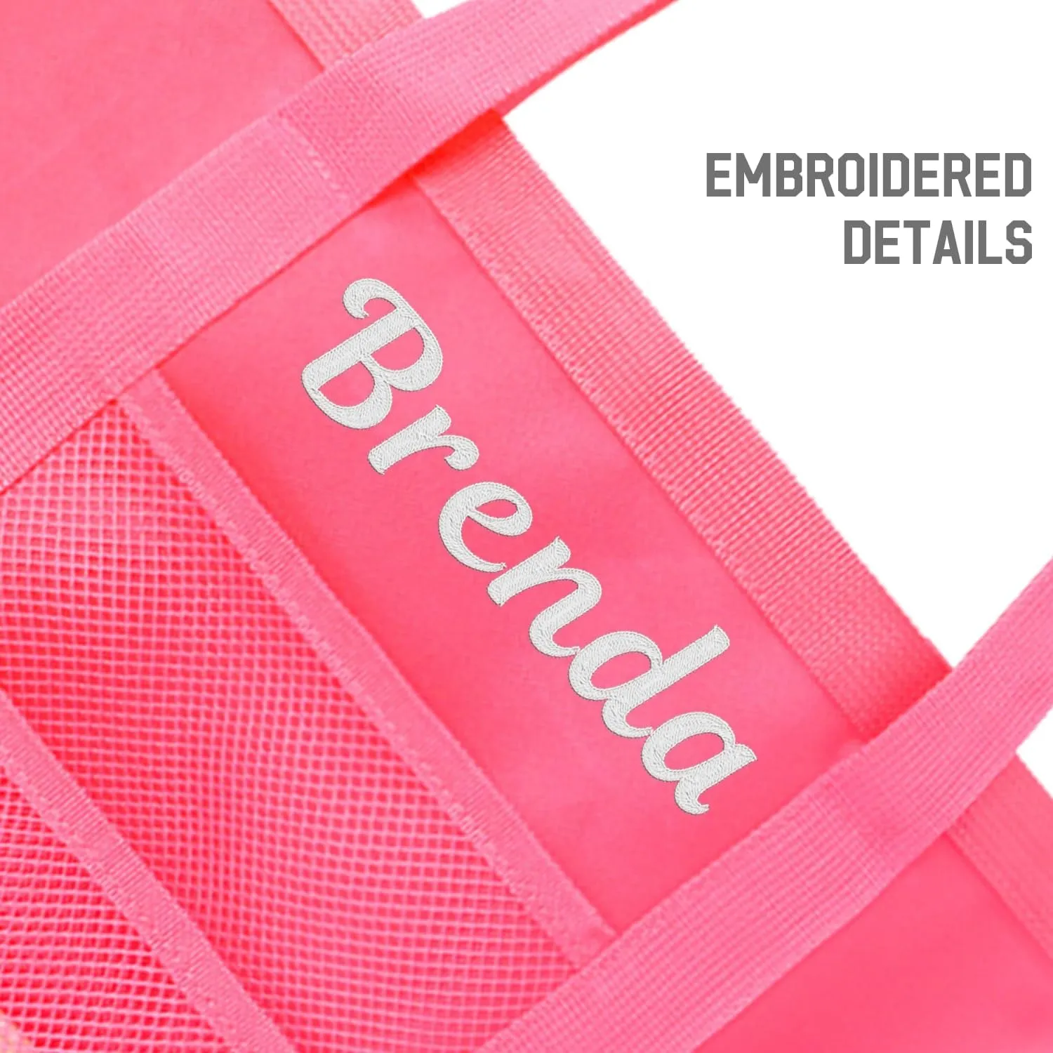 Custom Mesh Beach Bag Embroidered Name,Tote Bag for Women,Girls Pool Tote,Travel tote Bags,Custom Corporate Events