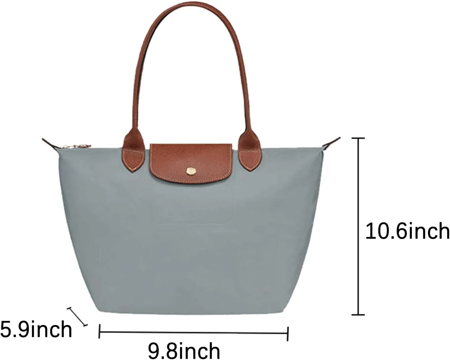 Custom Personalized Text Photo Shoulder Bag Nylon Top-Handle Purse is a Great Gift with Zipper Leisure for Women