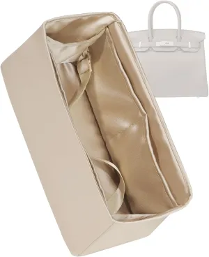Customized Silk Purse Organizer for Hermes Birkin, Insert Bag in Bag for Luxury Handbag,Birthday Valentine Gifts,Choice of Size & Color & Zipper(Custom)