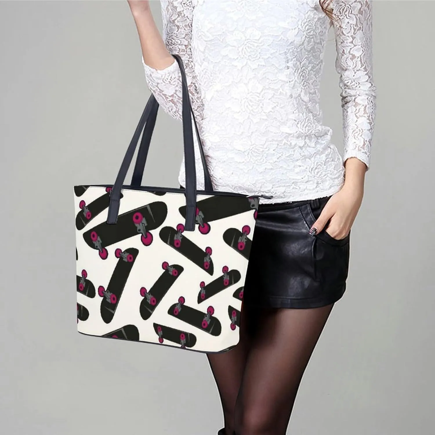 Cute AutismAwareness A Leather Handbag with Large Capacity And Portability