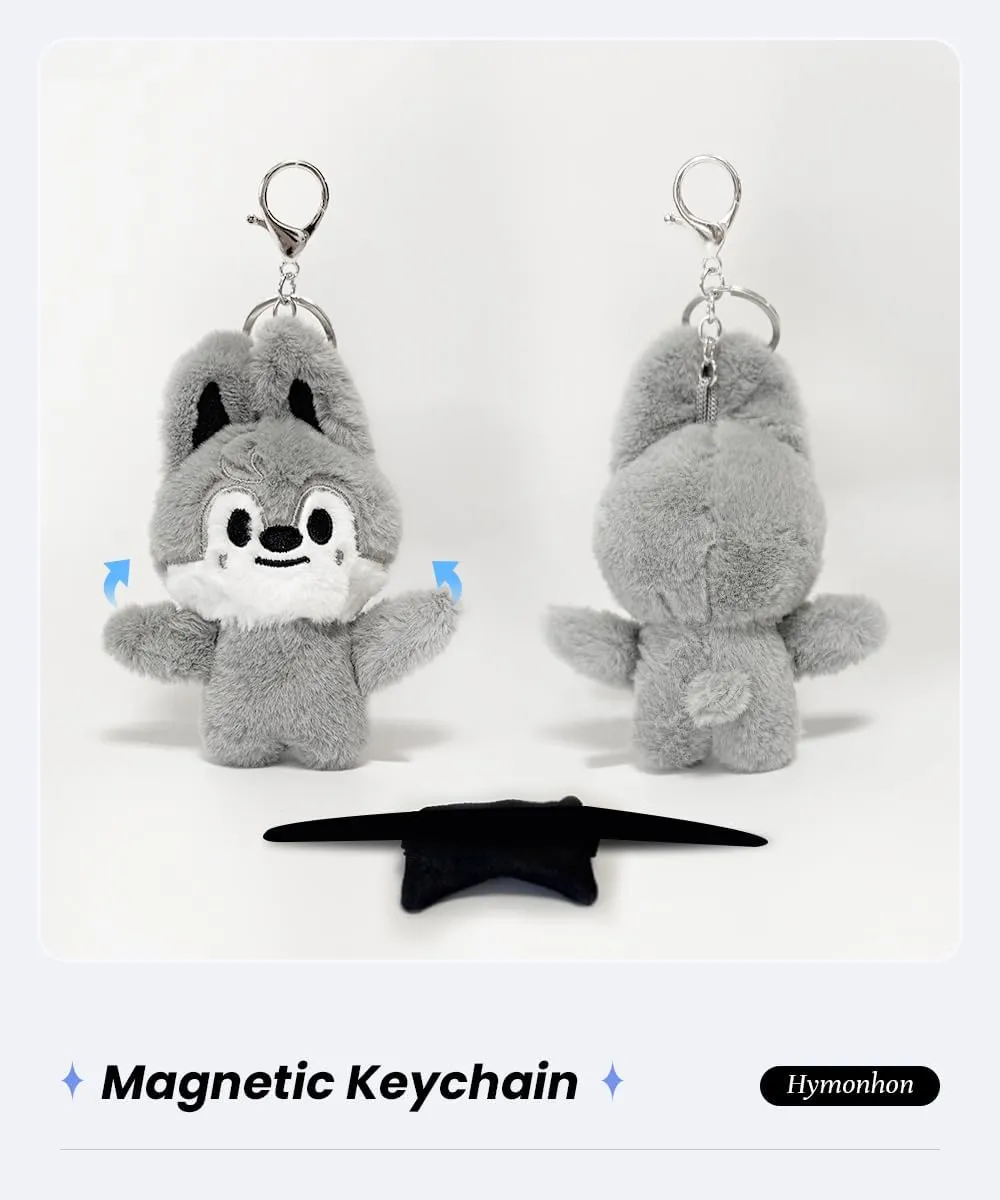 Cute Plush Keychain Soft Stuffed Animal Pendant for Women Backpack Tote Handbag Charm Decor Accessories