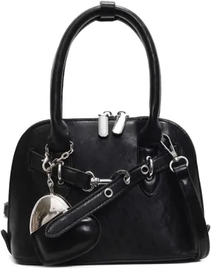 Cute Purse Small Heart Charm Y2K Grunge Bag Mini Purses Retro French Edgy Punk Vintage Handbag