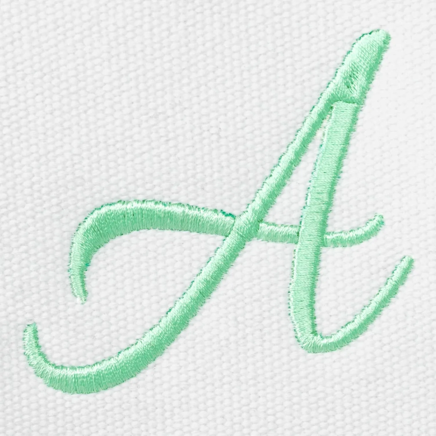 DALIX Women's Premium Tote Bag Shoulder Bags Monogrammed Mint Green A - Z