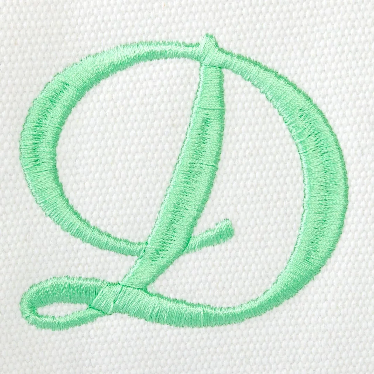 DALIX Women's Premium Tote Bag Shoulder Bags Monogrammed Mint Green A - Z
