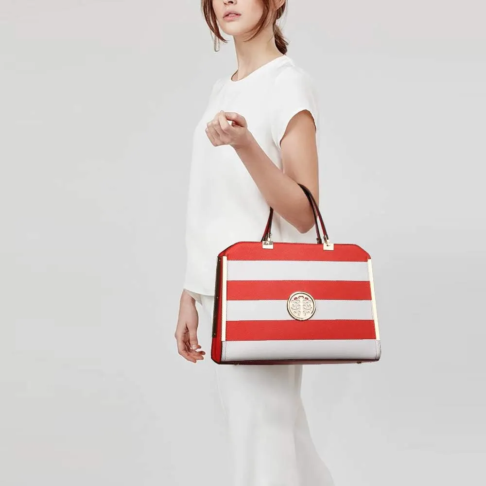 Dasein Women Purses and Handbags Top Handle Satchel Bags Large Shoulder Work Bag Tote with Wallet