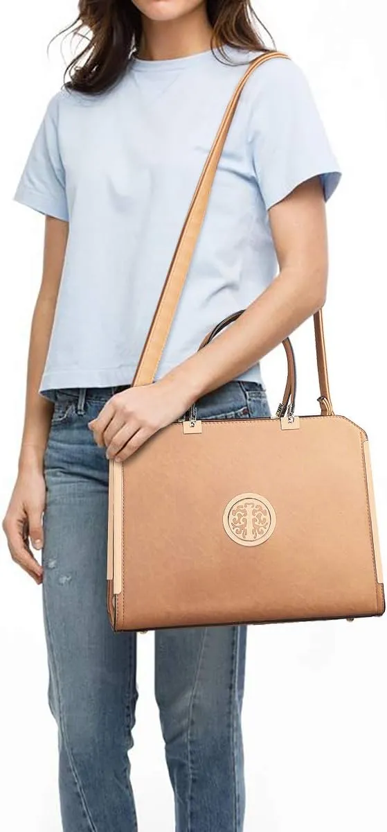 Dasein Women Purses and Handbags Top Handle Satchel Bags Large Shoulder Work Bag Tote with Wallet