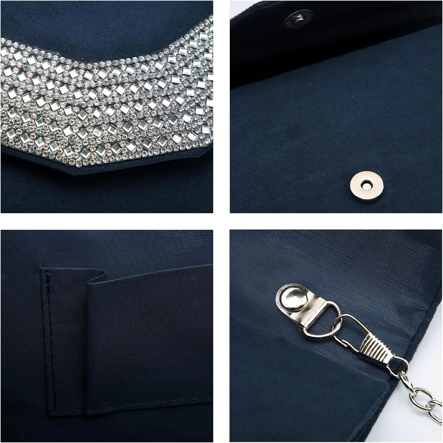 Dasein Women's Evening Bags Formal Party Clutches Wedding Purses Cocktail Prom Handbags