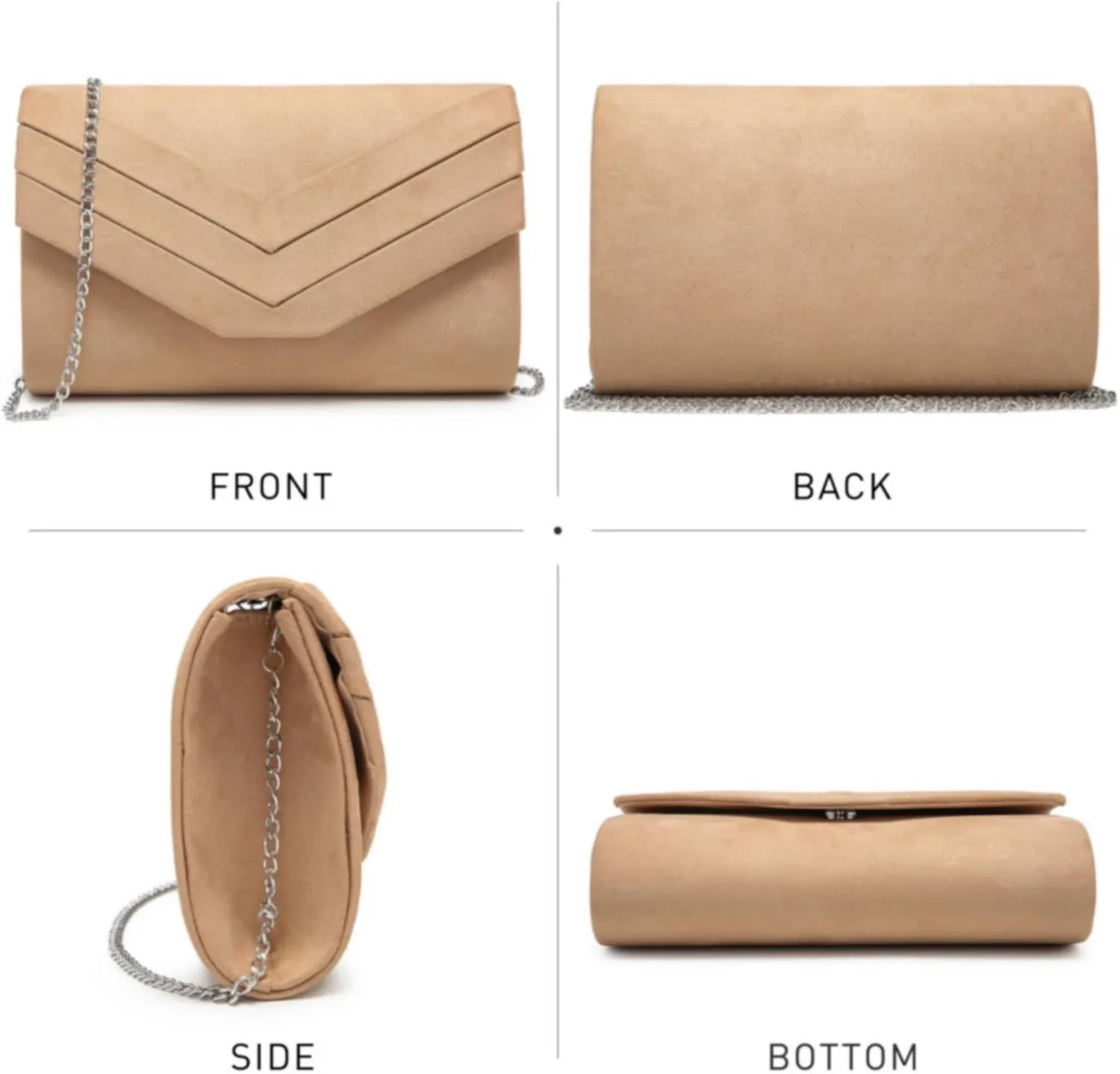 Dasein Women's Evening Bags Formal Party Clutches Wedding Purses Cocktail Prom Handbags