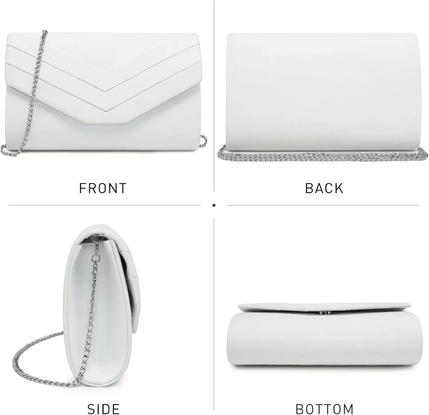 Dasein Women's Evening Bags Formal Party Clutches Wedding Purses Cocktail Prom Handbags