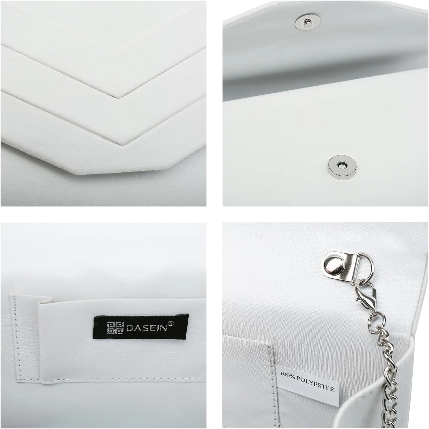 Dasein Women's Evening Bags Formal Party Clutches Wedding Purses Cocktail Prom Handbags