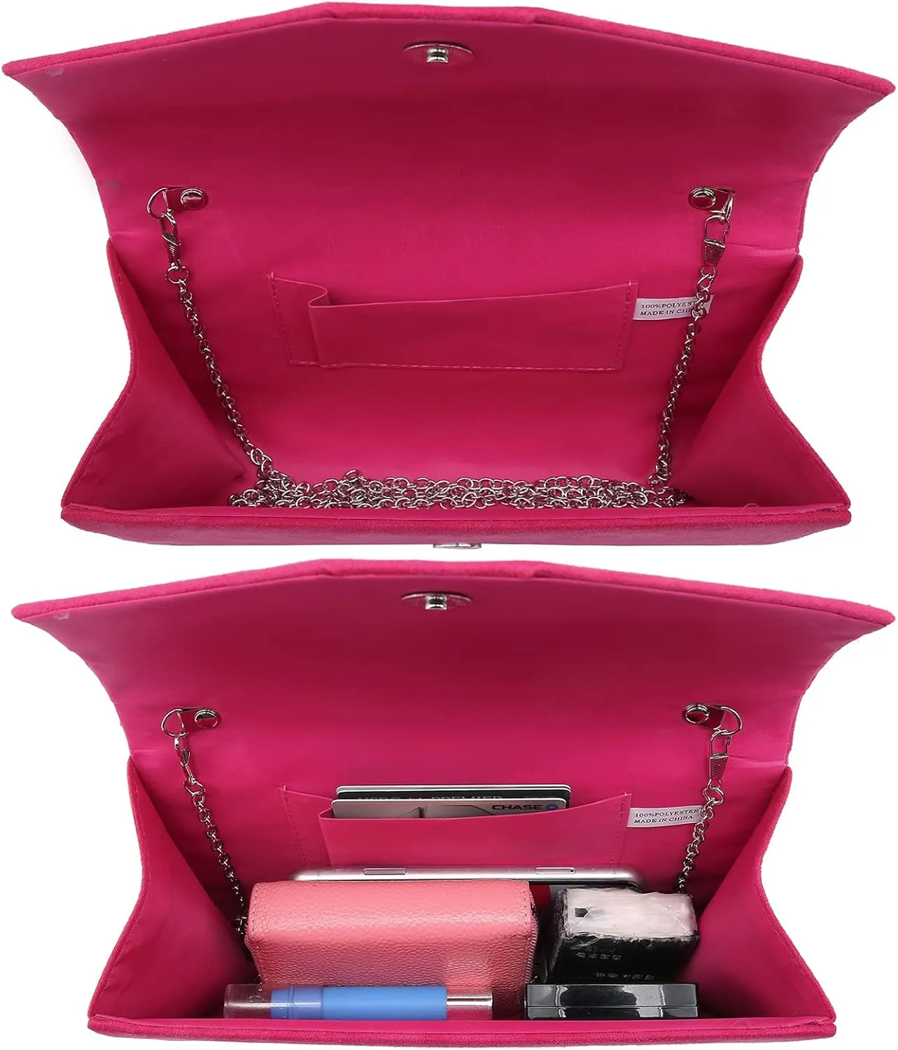Dasein Women's Evening Bags Formal Party Clutches Wedding Purses Cocktail Prom Handbags