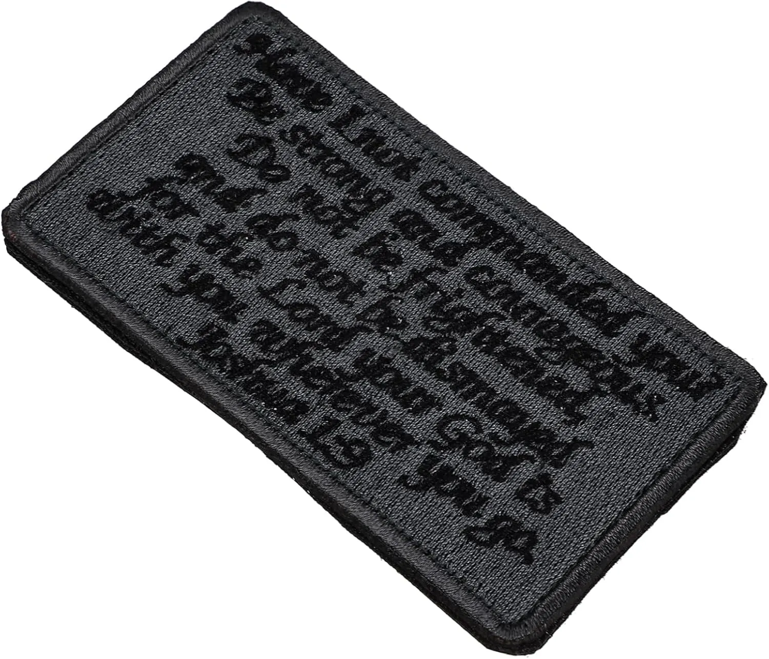 Delicate Bible Sayings Embroidery Patch for DIY Decoration Reusable Repairing Patch for Clothing Bags Hats Cushions Skin Friendly Material Easy to Apply