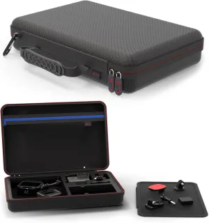 DigiCharge Action Camera Carrying Case for GoPro Hero13 Hero12 Hero11 Max Hero10 / DJI Osmo Action 5 4 3 / HERO 13 12 11 Mini 10 9 8 FUSION Akaso EK7000 V50 Brave Cam 12x8x2.5 Inches