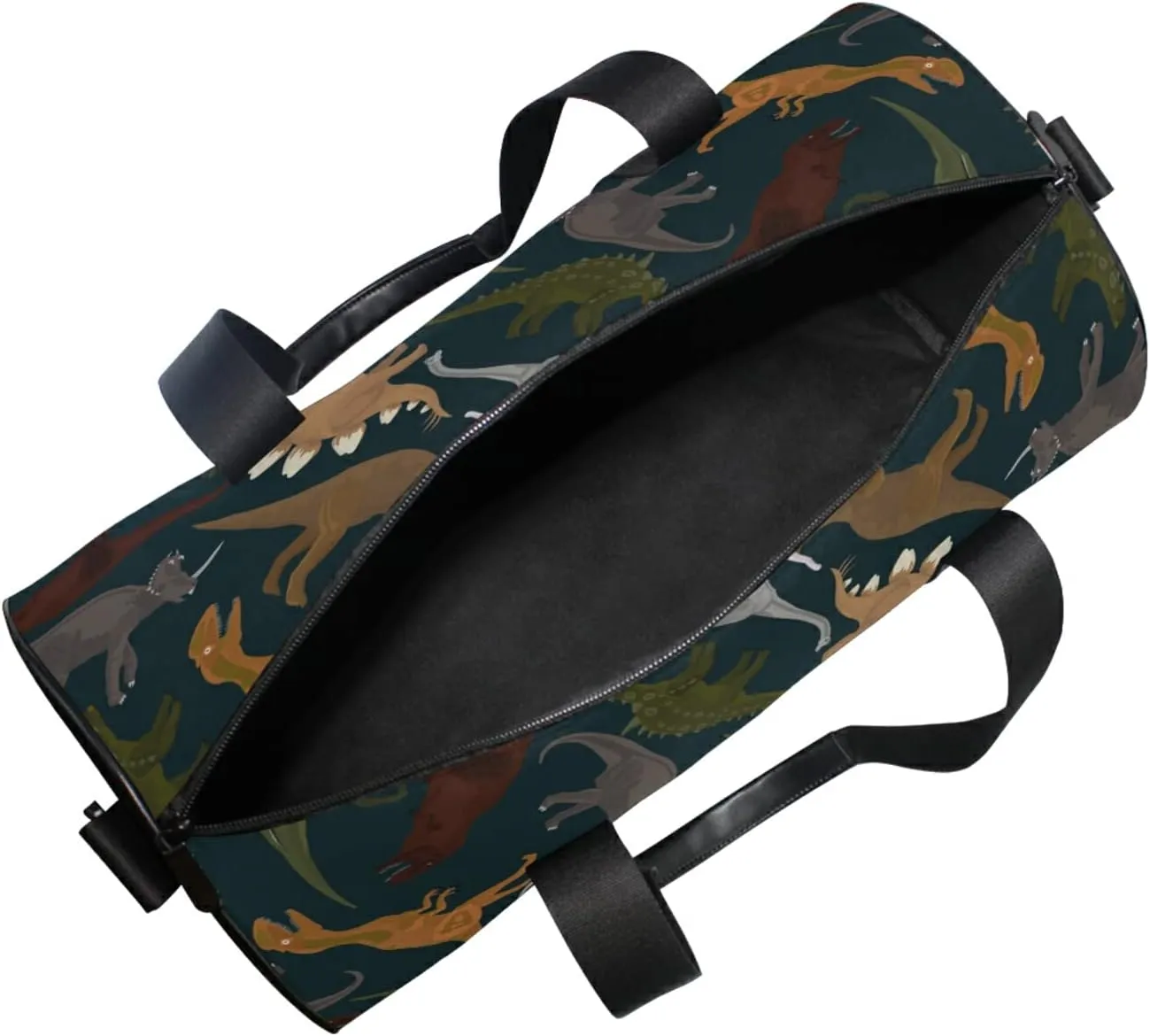 Dinosaurs Duffel Bag,Canvas Travel Bag for Gym Sports and Overnight