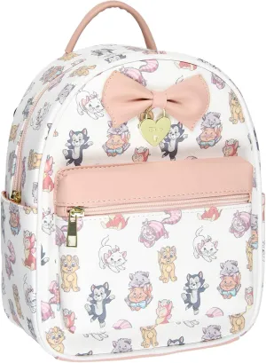 Disney Cats Saffiano Faux Leather Tote Bag Mini Backpack