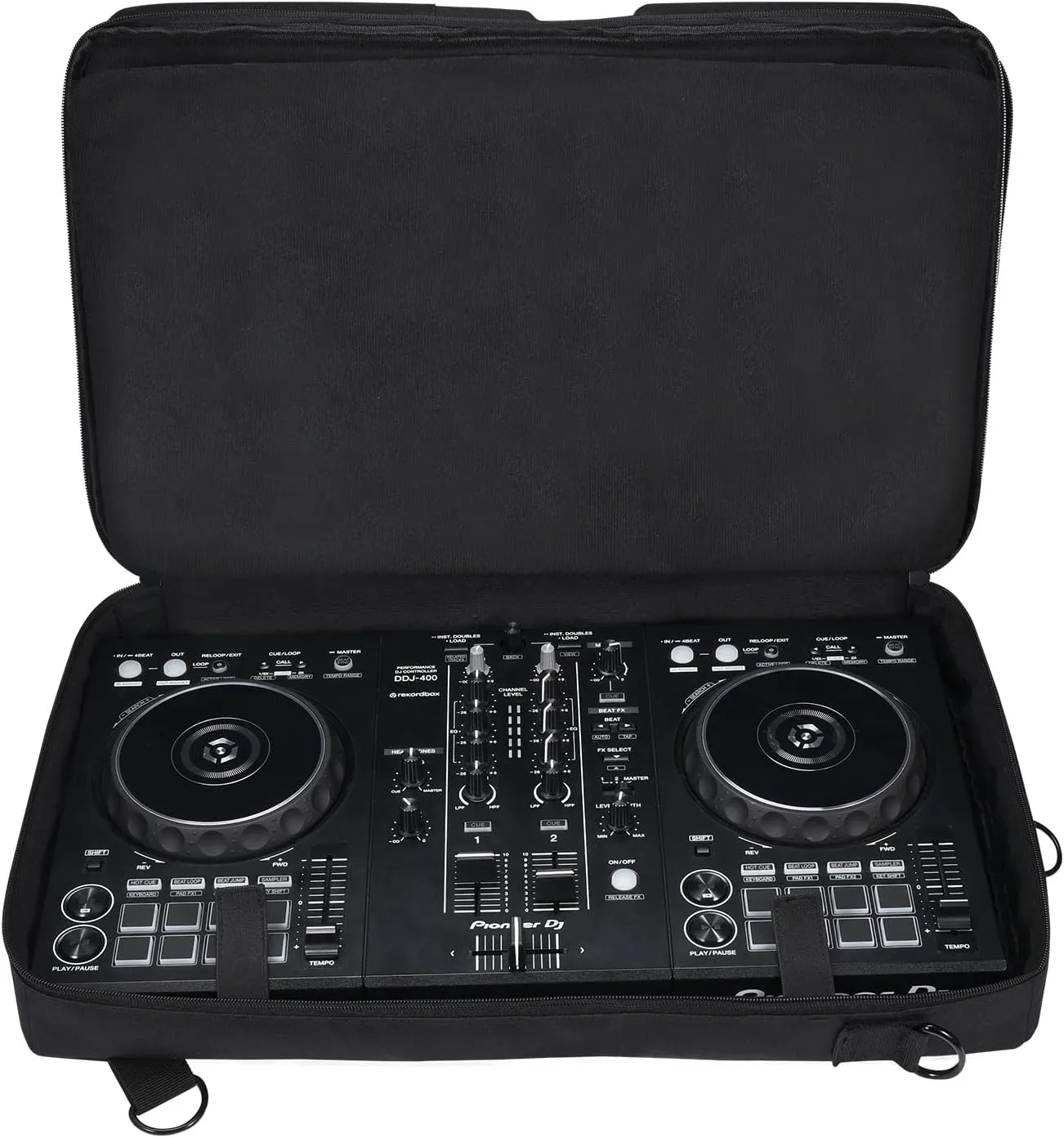 DJ Controller Storage Bag Case for Pioneer DDJ 400 DJ/DDJ FLX4/DDJ SB3/Roland DJ 202/Hercules Inpulse 300/Native Instruments Traktor Kontrol S2 Mk3 Controller PortableTravel Bag