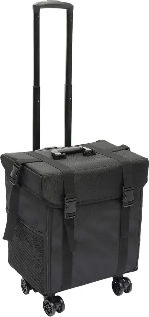DNYSYSJ Rolling Makeup Case, Cosmetic Case Trolley, Make Up Suitcase Cosmetic Trolley, Makeup Suitcase with Wheels