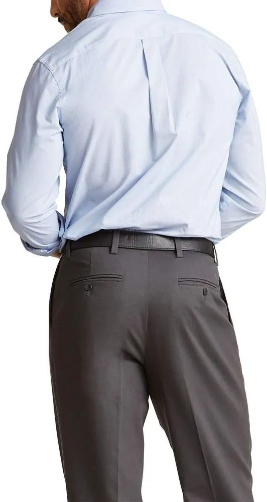 Dockers Men's Classic Fit Long Sleeve Signature Comfort Flex Shirt (Standard and Big & Tall)