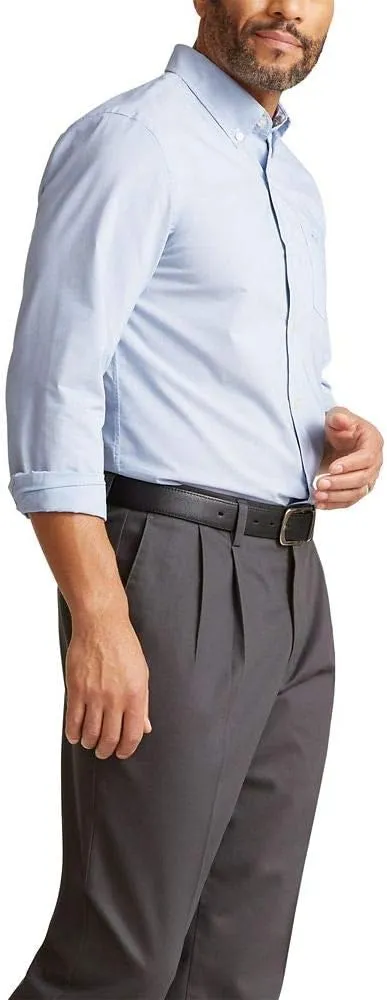 Dockers Men's Classic Fit Long Sleeve Signature Comfort Flex Shirt (Standard and Big & Tall)