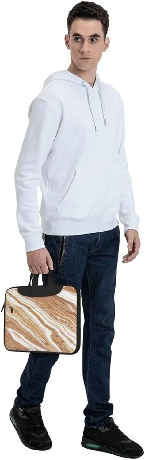 Dog Floral Ultra-Thin Laptop Bag,Laptop Bags For Business,Enjoy A Hassle-Free And Stylish Journey