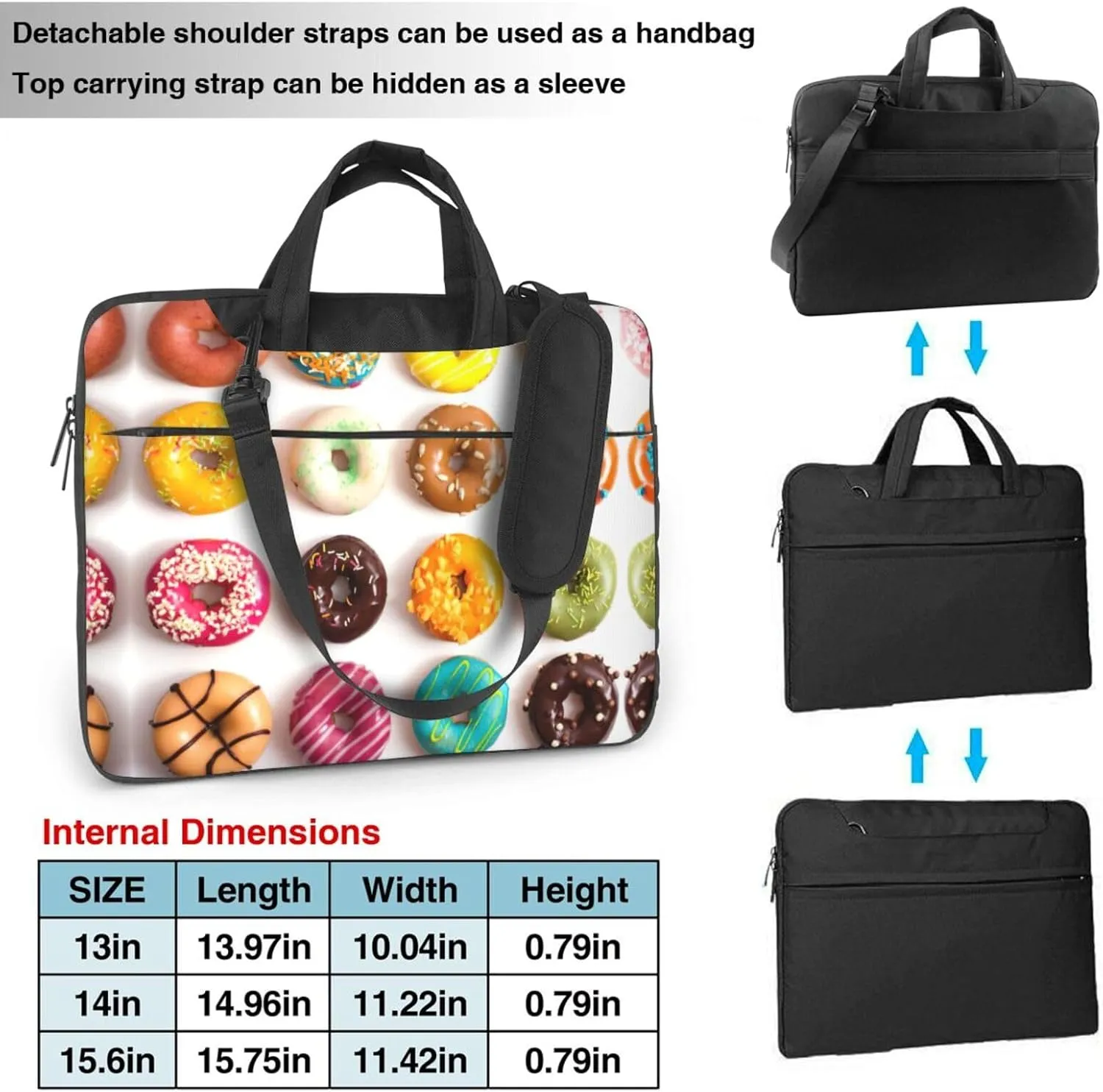 Dog Floral Ultra-Thin Laptop Bag,Laptop Bags For Business,Enjoy A Hassle-Free And Stylish Journey