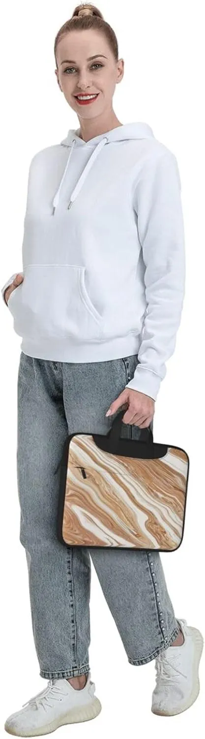 Dog Floral Ultra-Thin Laptop Bag,Laptop Bags For Business,Enjoy A Hassle-Free And Stylish Journey