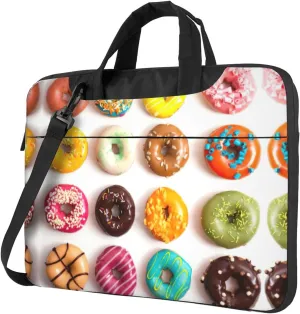 Dog Floral Ultra-Thin Laptop Bag,Laptop Bags For Business,Enjoy A Hassle-Free And Stylish Journey